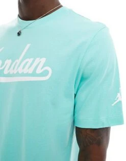 Jordan Warm Up T-shirt In Mint Green For Unisex Mgreen -Nike Sales Store 205617858 4