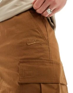 Nike Club Woven Cargo Shorts In Brown For Men -Nike Sales Store 205629090 3