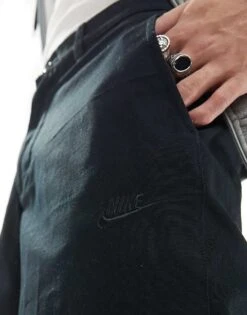 Nike Club Woven Chino Shorts In Black For Men -Nike Sales Store 205629199 3