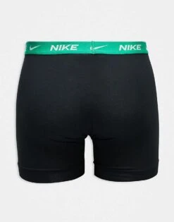 Nike Everyday Cotton Stretch Briefs 3 Pack In Black Contrast Waistband For Men -Nike Sales Store 205816942 3