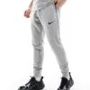 Nike Training Dri-FIT Tapered Fleece Joggers In Grey For Men -Nike Sales Store 205852012 1 grey