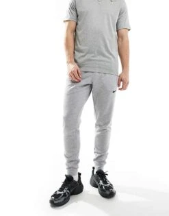 Nike Training Dri-FIT Tapered Fleece Joggers In Grey For Men -Nike Sales Store 205852012 4
