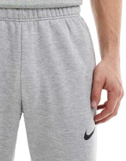 Nike Training Dri-FIT Tapered Fleece Joggers In Grey For Men -Nike Sales Store 205852012 5