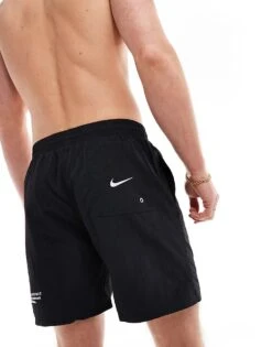 Nike Swimming Specs 7 Inch Volley Swim Shorts In Black For Men -Nike Sales Store 205900444 4