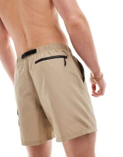 Nike Swimming Voyage 5 Inch Volley Swim Shorts In Khaki For Men -Nike Sales Store 205900508 4