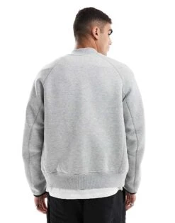 Nike Tech Fleece Sweatshirt In Grey For Men 9 Nike Tech Fleece Sweatshirt In Grey For Men -Nike Sales Store 205926463 3