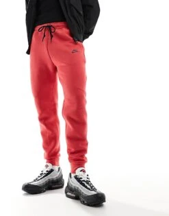 Nike Tech Fleece Joggers In Red For Men 13 Nike Tech Fleece Joggers In Red For Men -Nike Sales Store 205927671 1 red 1