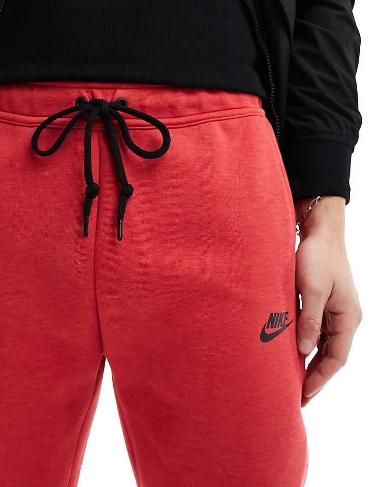 Nike Tech Fleece Joggers In Red For Men 5 Nike Tech Fleece Joggers In Red For Men - Image 3