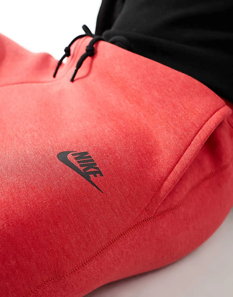 Nike Tech Fleece Joggers In Red For Men 7 Nike Tech Fleece Joggers In Red For Men - Image 5