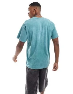 Nike Club Washed T-shirt In Dark Green For Men -Nike Sales Store 205987839 2