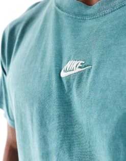 Nike Club Washed T-shirt In Dark Green For Men -Nike Sales Store 205987839 3