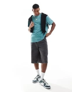 Nike Club Washed T-shirt In Dark Green For Men -Nike Sales Store 205987839 4