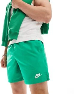 Nike Club Vignette Woven Shorts In Green For Men -Nike Sales Store 205987895 1 green 1
