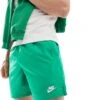 Nike Club Vignette Woven Shorts In Green For Men -Nike Sales Store 205987895 1 green
