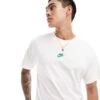 Nike Club Vignette T-shirt In Cream For Men -Nike Sales Store 205987976 1 cream