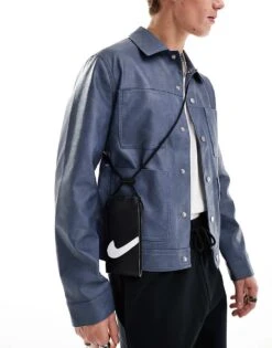 Nike Premium Phone Pouch Crossbody Bag In Black For Men -Nike Sales Store 206056706 3