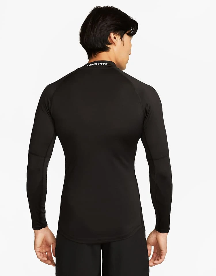 Nike Training Dri-FIT Long Sleeve Top In Black For Men 6 Nike Training Dri-FIT Long Sleeve Top In Black For Men - Image 4