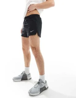 Nike Running Fast Dri-FIT 3 Inch Shorts In Black For Men -Nike Sales Store 206078378 1 black 1