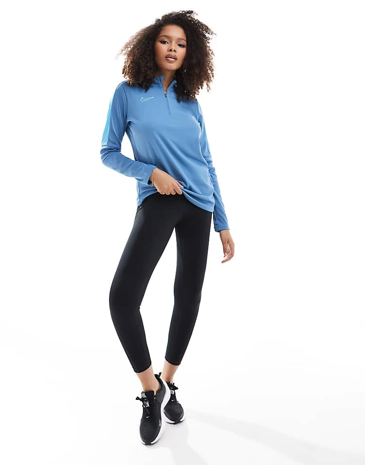 Nike Football Academy 23 1/4 Zip Sweatshirt In Light Blue For Men Lblue 4 Nike Football Academy 23 1/4 Zip Sweatshirt In Light Blue For Men Lblue - Image 2