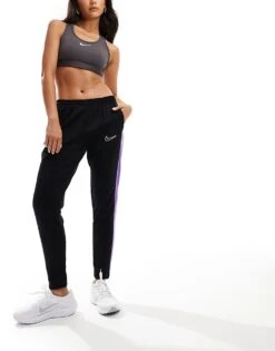 Nike Football Academy 23 Joggerss In Black And Purple For Men -Nike Sales Store 206078475 3