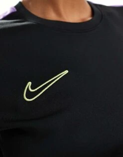 Nike Football Academy 23 T-shirt In Black And Purple For Men -Nike Sales Store 206078485 3