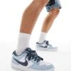 Nike SB Force 58 Trainers In White, Grey And Navy For Men -Nike Sales Store 206080007 1 white