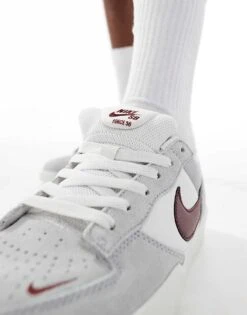 Nike SB Force 58 Trainers In Grey And Red For Men 11 Nike SB Force 58 Trainers In Grey And Red For Men -Nike Sales Store 206080008 4