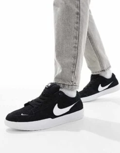 Nike SB Force 58 Trainers In Black And White For Men -Nike Sales Store 206080121 1 black 1