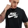 Nike SB Central Logo T-shirt In Black For Men -Nike Sales Store 206080160 1 black