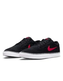 Nike SB Chron 2 Trainers In Black And Red For Men