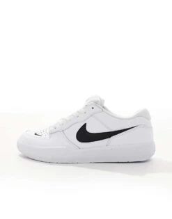 Nike SB Force 58 Trainers In White And Black For Men 13 Nike SB Force 58 Trainers In White And Black For Men -Nike Sales Store 206080246 1 white 1
