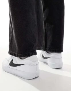 Nike SB Force 58 Trainers In White And Black For Men 10 Nike SB Force 58 Trainers In White And Black For Men -Nike Sales Store 206080246 3