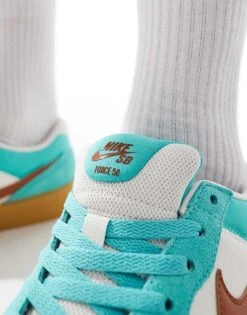 Nike SB Force 58 Trainers In Green And Red For Men Mid Green 11 Nike SB Force 58 Trainers In Green And Red For Men Mid Green -Nike Sales Store 206080253 4