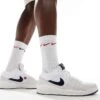 Jordan Stadium 90 Trainers In White And Navy For Men -Nike Sales Store 206083993 1 white