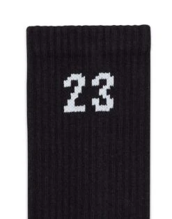 Jordan Essentials 3 Pack Crew Socks In Black For Men -Nike Sales Store 206084188 3