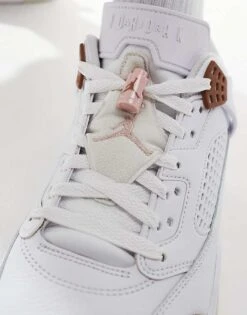 Jordan Spizike Low Trainers In White And Brown For Men -Nike Sales Store 206084205 3