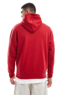 Jordan Brooklyn Fleece Hoodie In Red For Men -Nike Sales Store 206084313 3
