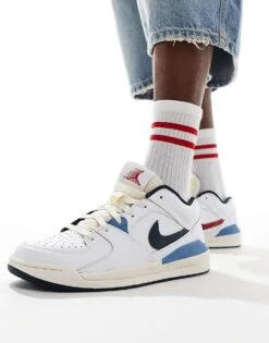 Jordan Stadium 90 Trainers In White And Red For Men -Nike Sales Store 206084366 4