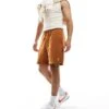 Jordan Brooklyn Fleece Shorts In Brown For Men -Nike Sales Store 206084388 1 brown