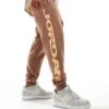 Jordan MVP Graphic Fleece Joggers In Brown For Men -Nike Sales Store 206084412 1 brown