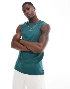 Jordan Sport Dri-Fit Tank In Dark Green For Men -Nike Sales Store 206084464 1 darkgreen 1