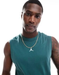 Jordan Sport Dri-Fit Tank In Dark Green For Men -Nike Sales Store 206084464 4