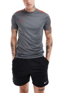 Nike Football Academy 23 T-shirt In Dark Grey For Men 11 Nike Football Academy 23 T-shirt In Dark Grey For Men -Nike Sales Store 206085867 1 grey 1