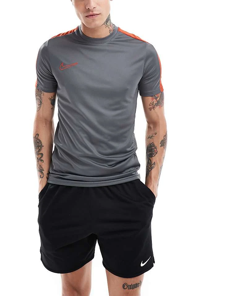 Nike Football Academy 23 T-shirt In Dark Grey For Men 3 Nike Football Academy 23 T-shirt In Dark Grey For Men