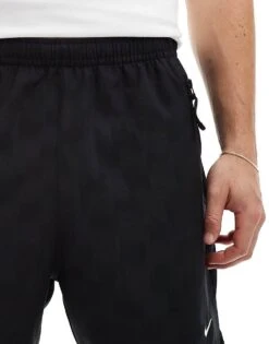 Nike Football Culture Of Football Checkerboard Shorts In Black For Men -Nike Sales Store 206085915 5