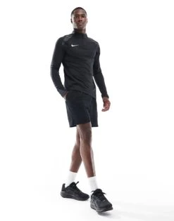 Nike Football Strike 1/4 Zip Sweatshirt In Black For Men -Nike Sales Store 206085947 3