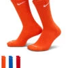 Nike Training Everyday Cushioned Plus 3 Pack Crew Socks In Orange, Blue And Red For Men -Nike Sales Store 206091063 1 orange