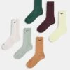 Nike Training Everyday Cushioned Plus 6 Pack Trainer Socks In Multi For Men -Nike Sales Store 206091106 1 multi