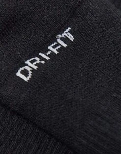 Nike Training Everyday Cushioned Plus 3 Pack Crew Socks In Black For Men -Nike Sales Store 206091211 3