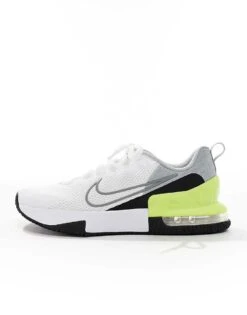 Nike Training Air Max Alpha 6 Trainers In White And Green For Men 9 Nike Training Air Max Alpha 6 Trainers In White And Green For Men -Nike Sales Store 206091311 2